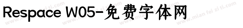 Respace W05字体转换